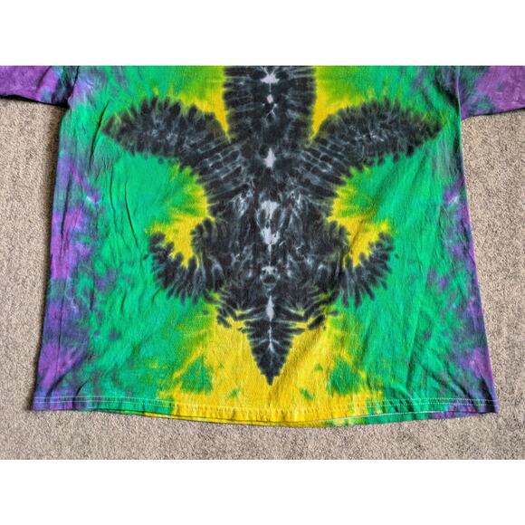 Tie Dye T-Shirt By Jammin Dyes, Fleur De Lis, NOLA, Deadhead - XL Made in USA - Picture 6 of 13